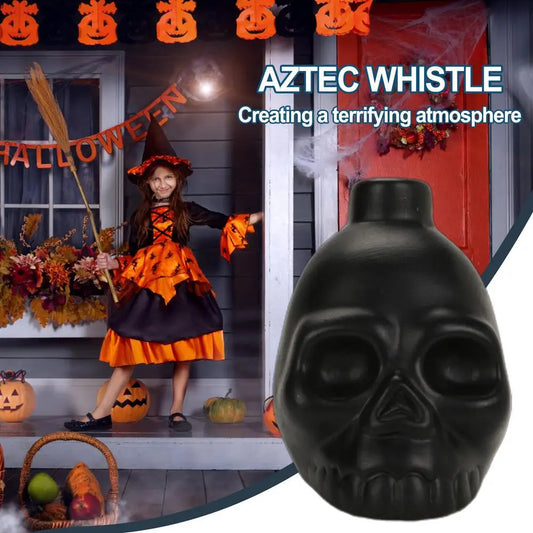 Screaming Skull Aztec Death Whistle Produces Loud Human-like Screams