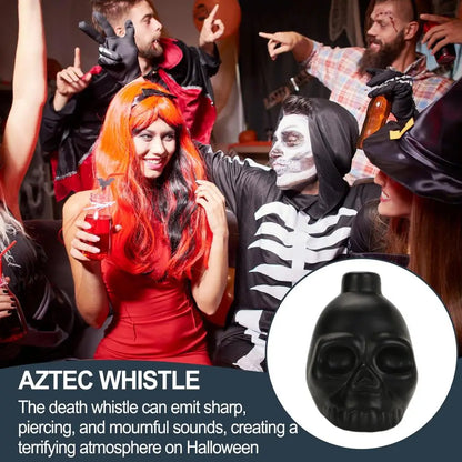Screaming Skull Aztec Death Whistle Produces Loud Human-like Screams